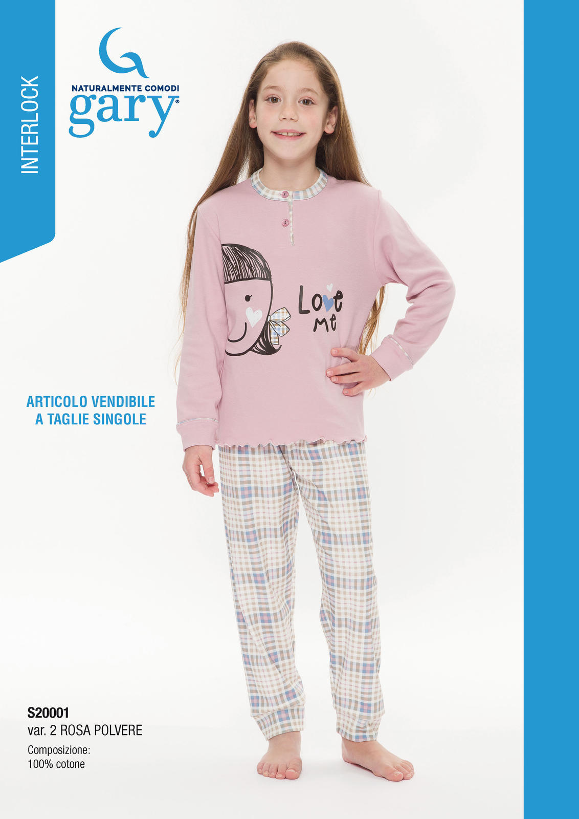 PIGIAMA BAMBINA M/L S30001 Tellini S.r.l. Ingrosso Abbigliamento